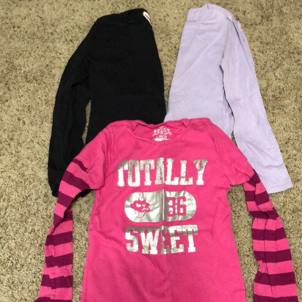 3/1 Black, purple and pink long sleeve